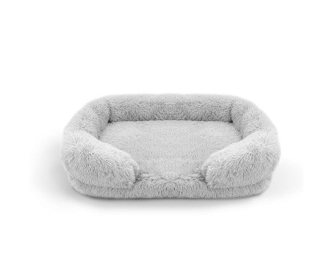 Calming Soft Plush Memory Foam Dog Bed (3 Sizes)-0