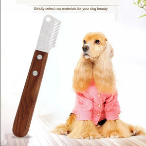 Dog Hair Removal Knife Pet Grooming Tool Shaving Comb Dog Accessories-2