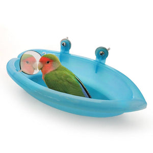 Small Bird Paradise Bath Basin - Perfect For Tiger Skin, Peony, And Other Small Birds-11