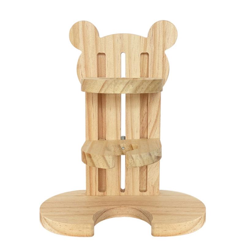 Adjustable Height Wooden Hamster Water Dispenser-1