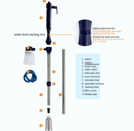 Aquarium Proclean - Automatic Water Exchanger & Gravel Cleaner-5