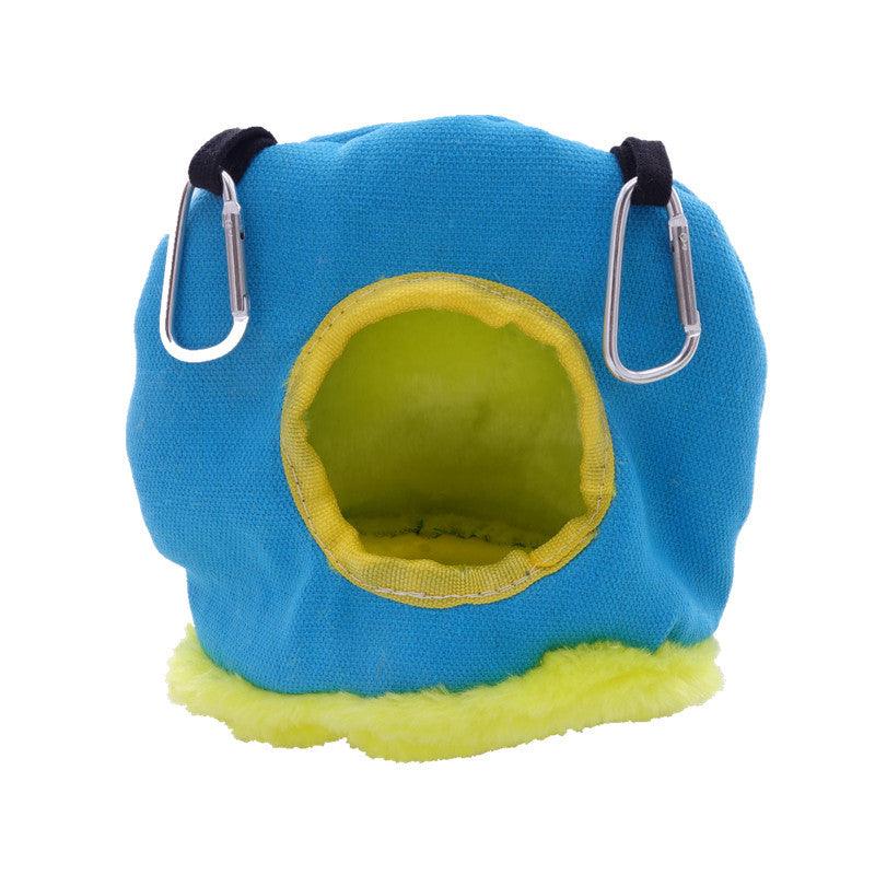 Cozy Plush Peony Hanging Hammock For Small Pets-8