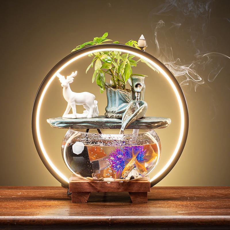 Fortune Flowing Fish Tank - A Captivating Addition To Your Home-23