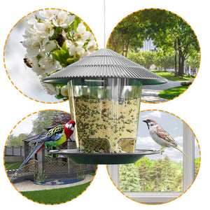 Deluxe Hanging Metal Bird Feeder: Attract And Delight Garden Birds With Style-3