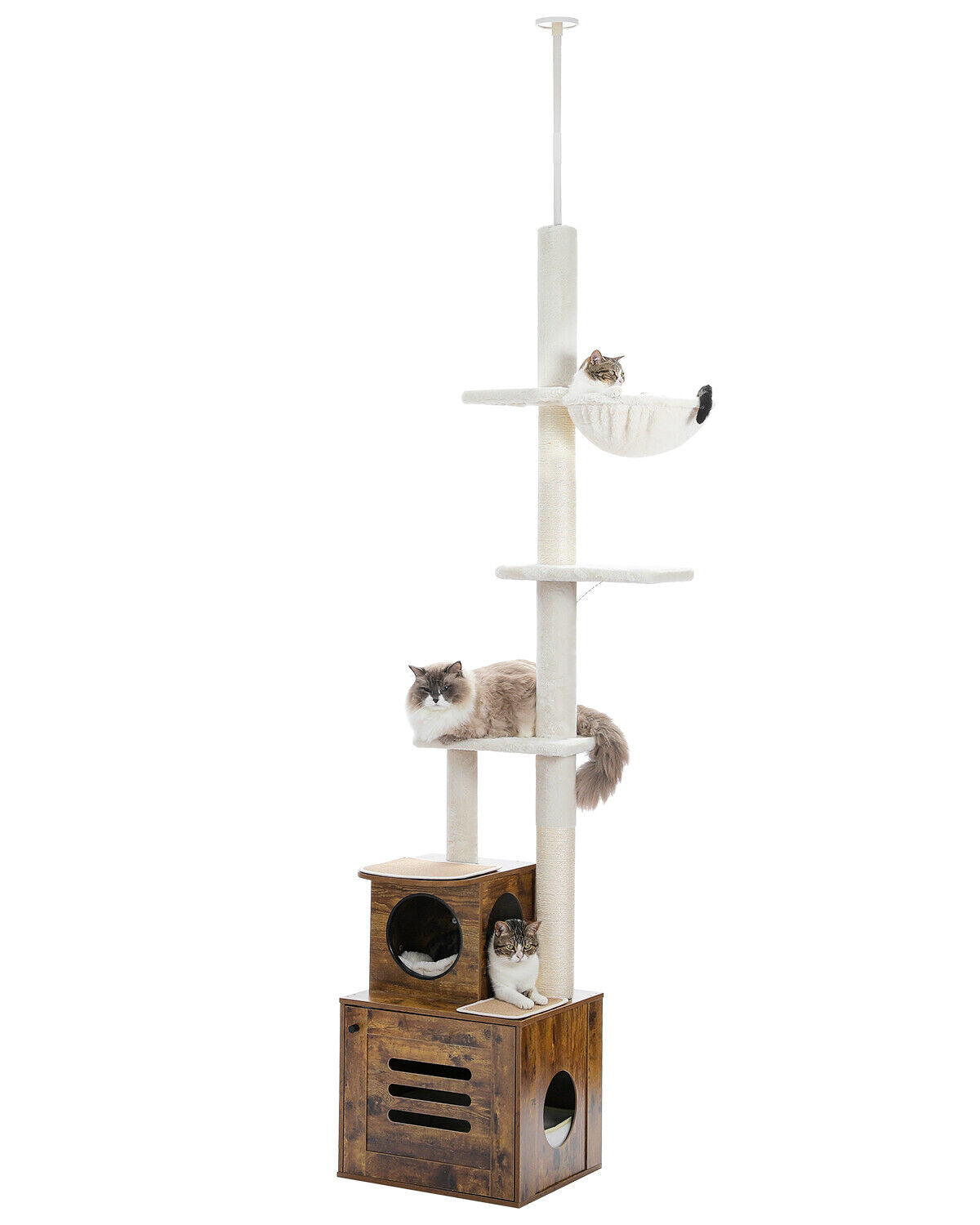 The High Ceiling Crawler - Cat Tree in Brown-0