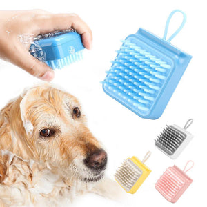 Pet Dog Cat Bath Brush Comb Multifunctional Brush Hair Fur Grooming Massaging Washing Comb Wet And Dry Remove Hair Knots-0