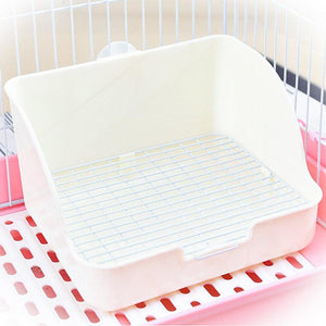 Large Heightened Square Plastic Pet Toilet-7