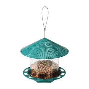 Transparent Hanging Bird Feeder For Outdoor Gardens-4