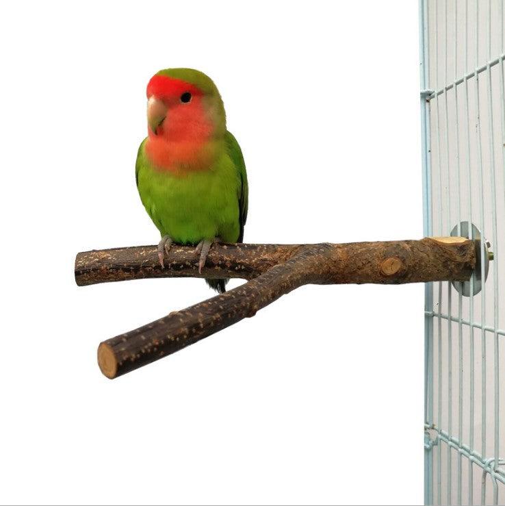 Rattan Ring Bird Cage Chewing Toy With Standing Frame - Natural Apple Branch Braided Ring For Birds-4