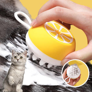 Luxury Pet Pampering Duo - Silicone Spa Massage Comb And Grooming Tool For Dogs And Cats-0