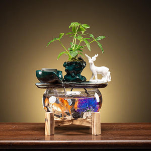 Fortune Flowing Fish Tank - A Captivating Addition To Your Home-22