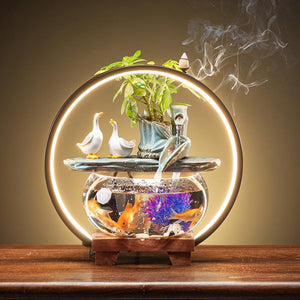 Fortune Flowing Fish Tank - A Captivating Addition To Your Home-21