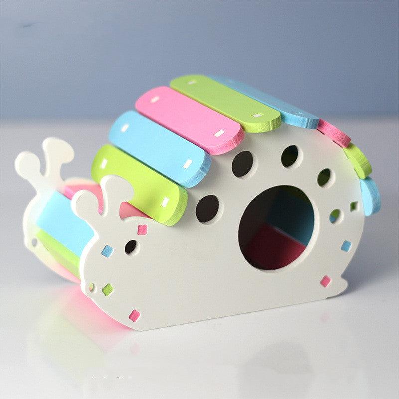 Rainbow Swing Hamster Molar Toy With Bridge And Seesaw-28