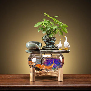 Fortune Flowing Fish Tank - A Captivating Addition To Your Home-3