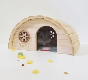 Cozy Woodland Retreat For Small Pets-17