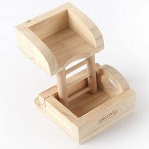 Wooden Hamster Watchtower Toy-5