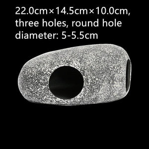 Cichlid Tin Aquarium Stone Decorations: Small, Medium, Large, And Extra-Large Sizes For Ponds, Shrimp Farms, And More-4