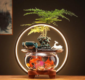 Fortune Flowing Fish Tank - A Captivating Addition To Your Home-19