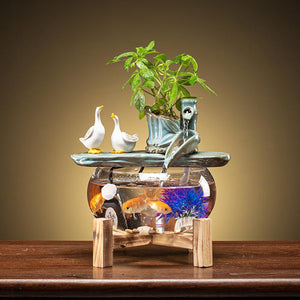 Fortune Flowing Fish Tank - A Captivating Addition To Your Home-24