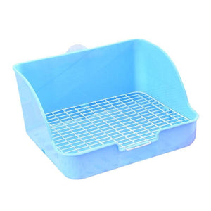 Large Heightened Square Plastic Pet Toilet-1