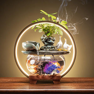 Fortune Flowing Fish Tank - A Captivating Addition To Your Home-18