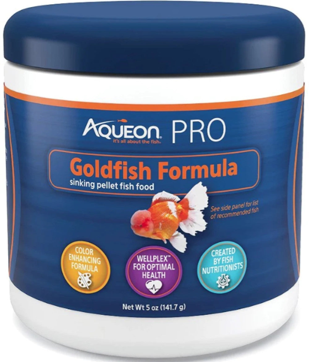 Aqueon Pro Goldfish Formula Sinking Pellet Fish Food 5 oz-0