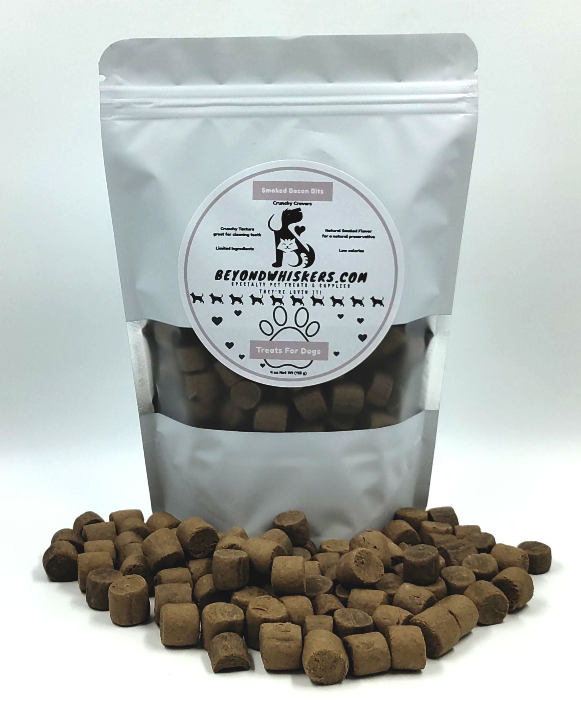 Smoked Bacon Bits Dog Treats, Crunchy Cravers-0