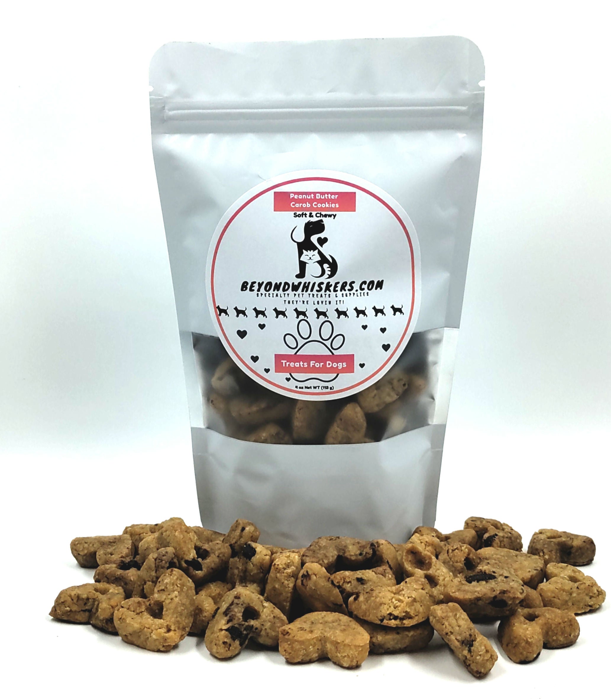 Peanut Butter and Carob Cookie dog treats, Cravers Soft Chew-0