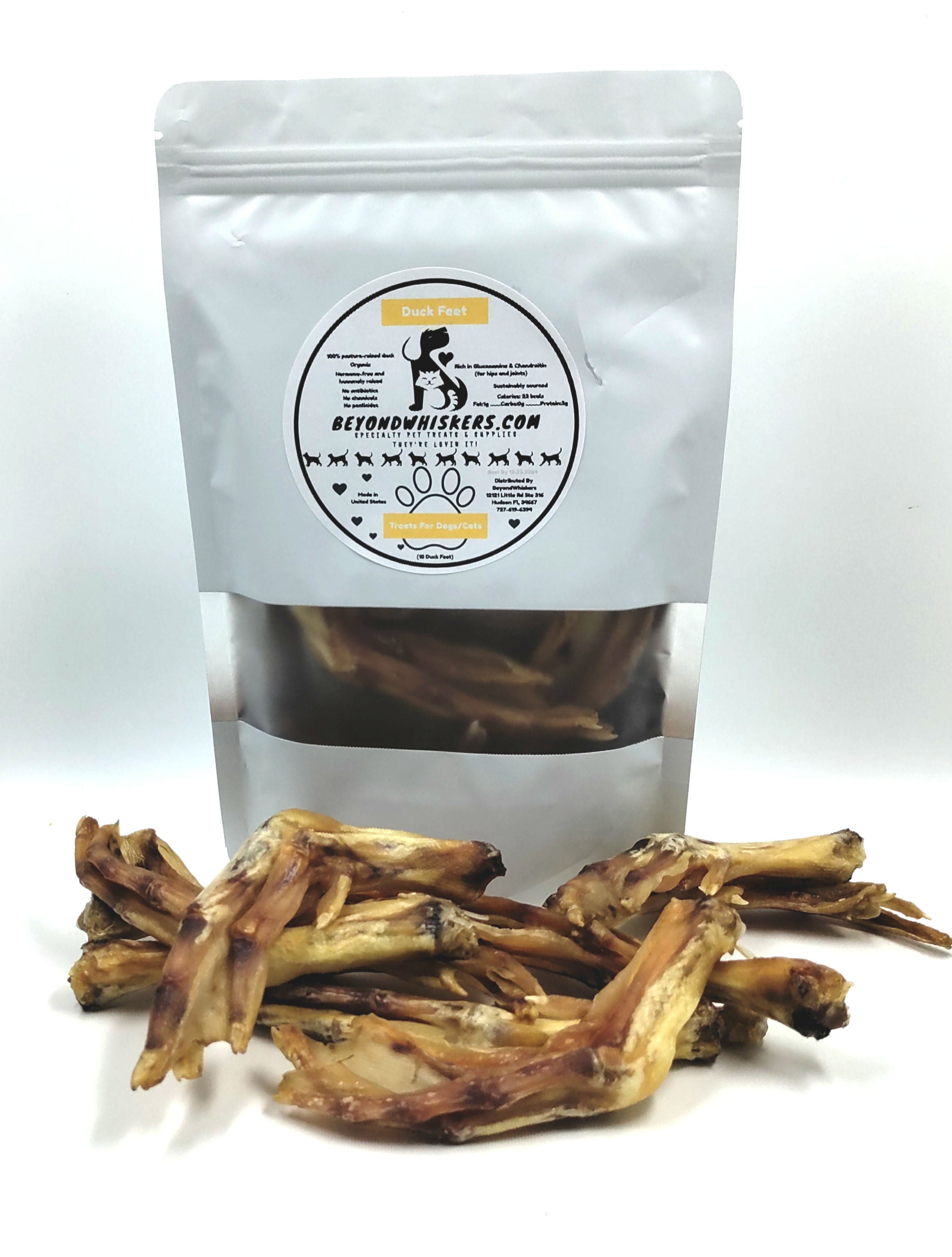 Duck Feet Dog treats (10 feet)-0