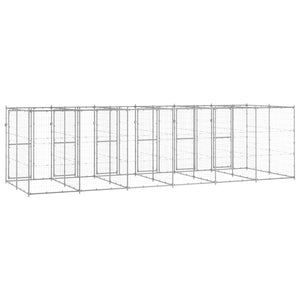 Outdoor Large dog kennel Galvanized steel-1