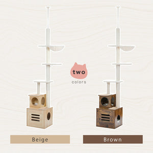 The High Ceiling Crawler - Cat Tree in Brown-5