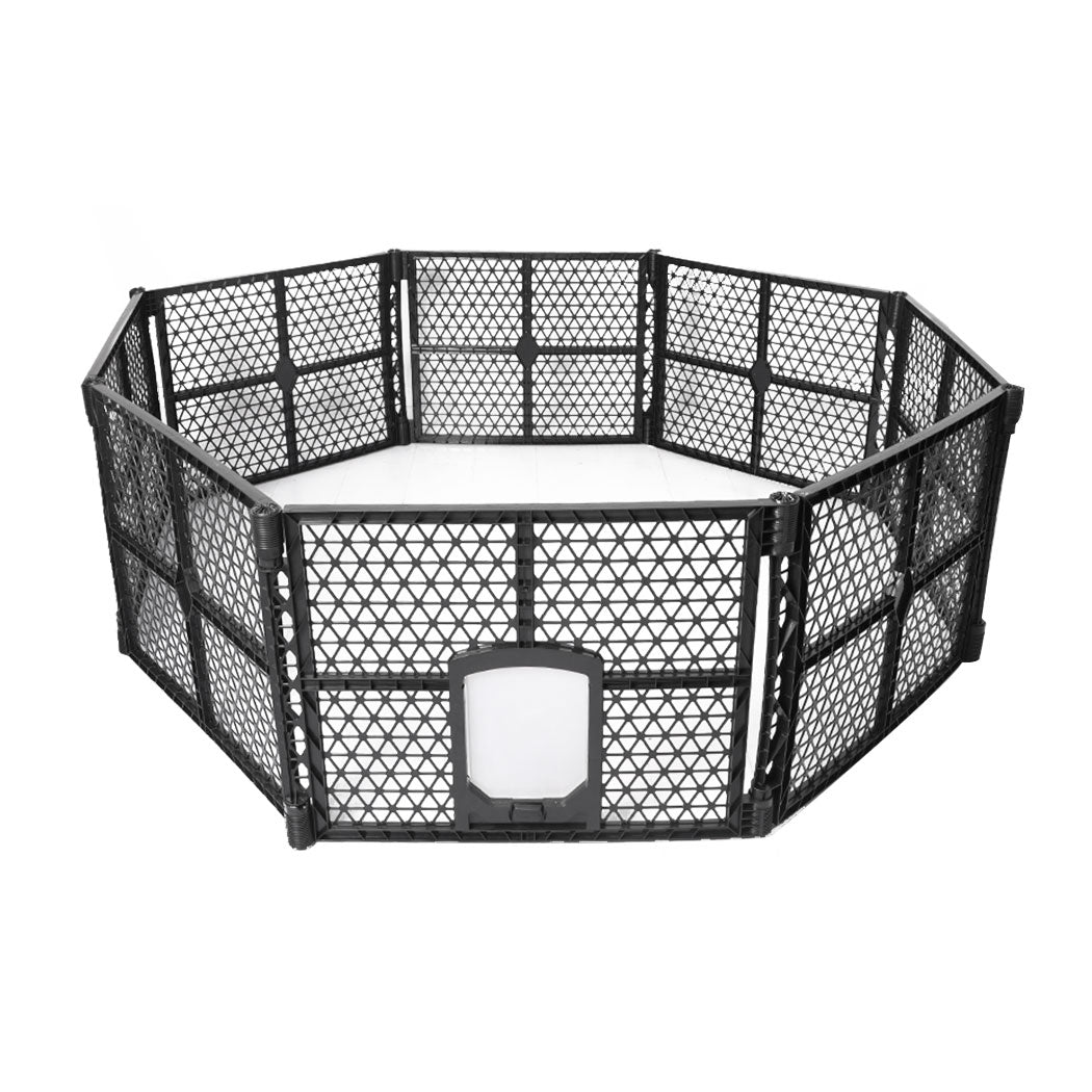 Garden Outdoor Pet Playpen Foldable 8 Panels-1