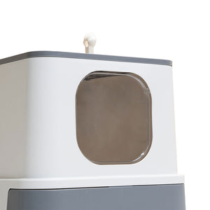 Fully Enclosed Cat Litter Box-5