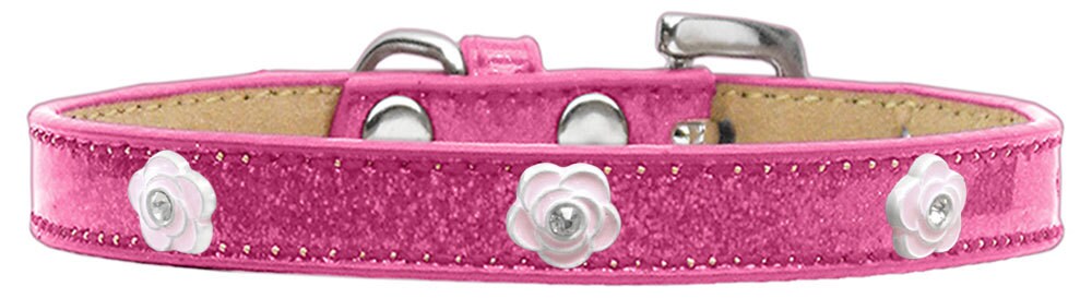 Dog, Puppy & Pet Widget Ice Cream Collar, "Light Pink Rose"-4