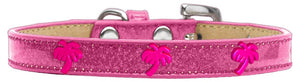 Dog, Puppy & Pet Widget Ice Cream Collar, "Pink Palm Tree"-3