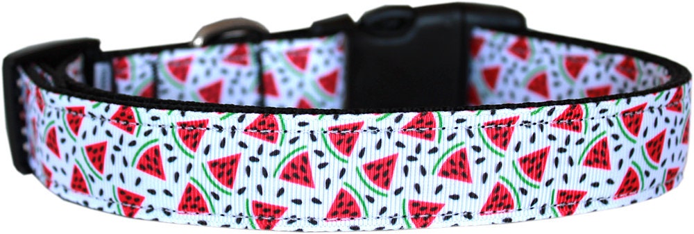 Pet Dog & Cat Nylon Collar or Leash, "Watermelon"-2