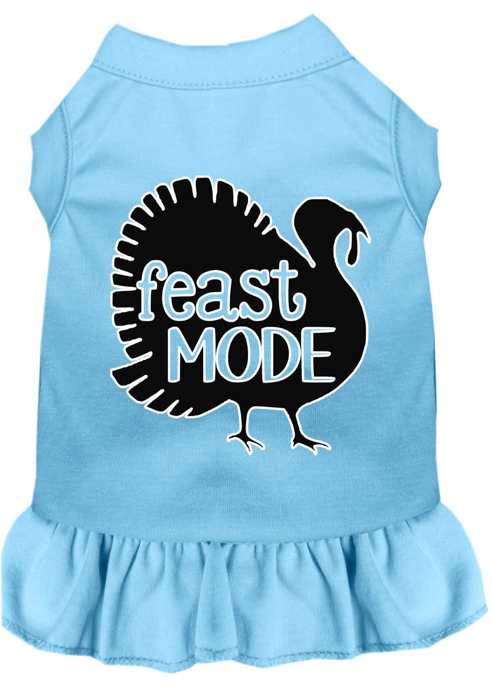 Thanksgiving Pet Dog & Cat Dress Screen Printed, "Feast Mode"-2