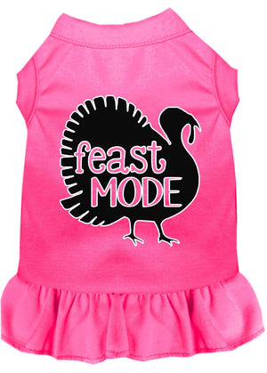 Thanksgiving Pet Dog & Cat Dress Screen Printed, "Feast Mode"-4