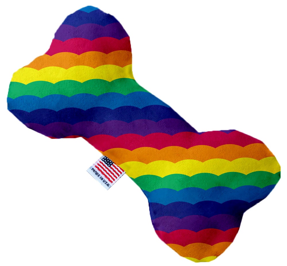 Pet and Dog Plush Heart or Bone Toy, "Rainbow Pride Group" (Available in different sizes, and 7 different pattern options!)-9