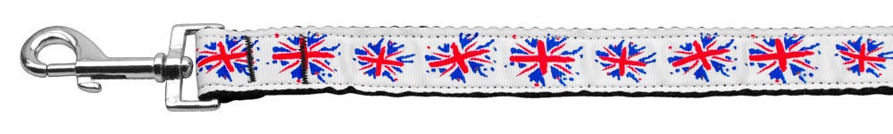 Pet Dog & Cat Nylon Collar or Leash, "Graffiti Union Jack"-3