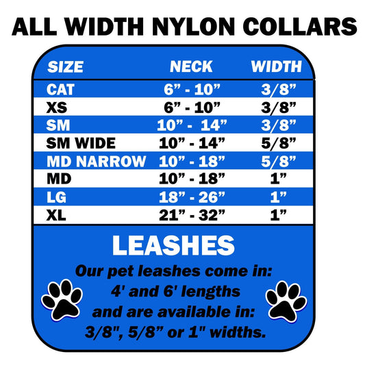 Christmas Pet Dog & Cat Nylon Collar or Leash, "Santa Belt"-1