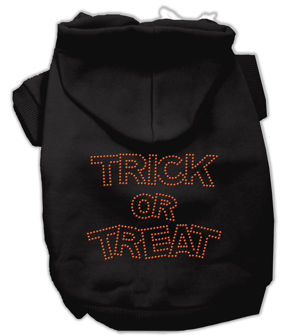 Halloween Pet Dog & Cat Hoodie Rhinestone, "Trick Or Treat"-2