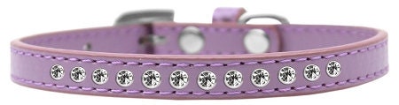 Dog, Puppy & Pet Fashion Collar, "Clear Crystal"-6