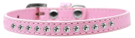 Dog, Puppy & Pet Fashion Collar, "Clear Crystal"-5