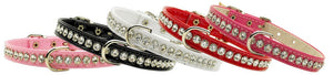 Dog, Puppy & Pet Collar, "Patent Jewel Beverly"-3