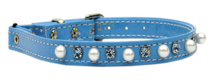 Cat Safety Collar, "Patent Jewel & Pearl"-4