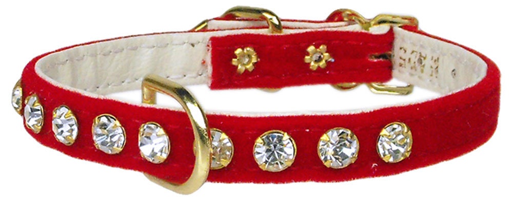 Dog, Puppy & Pet Collar, "#16 Crystal Velvet"-6