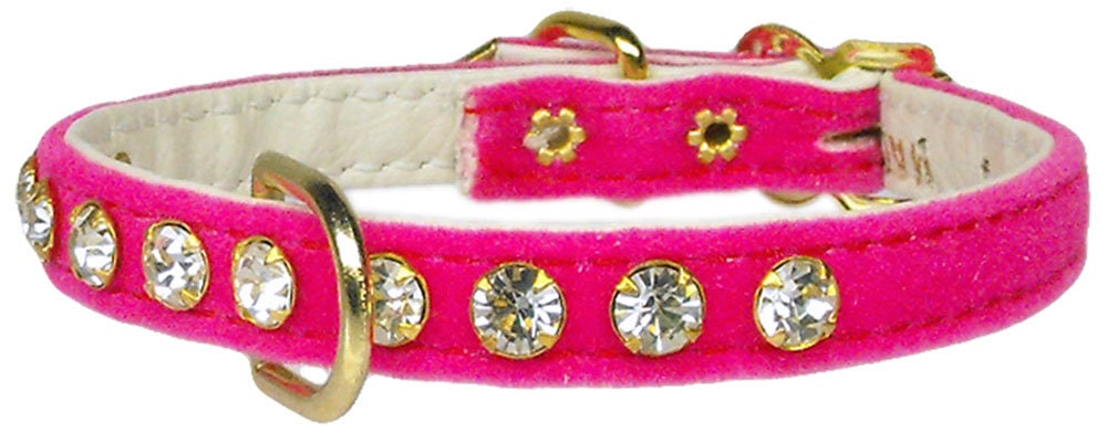 Dog, Puppy & Pet Collar, "#16 Crystal Velvet"-4