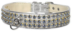 Dog, Puppy & Pet Collar, "Manhattan Rhinestone"-4