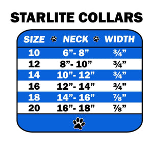 Dog, Puppy & Pet Collar, "Starlite Crystal Flower"-1